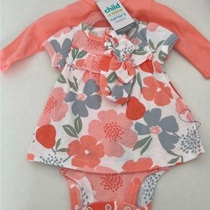 Baby Girl three piece outfit
